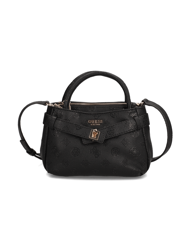 GUESS-ELLA-LOGO-MINI-SATCHEL-čierna