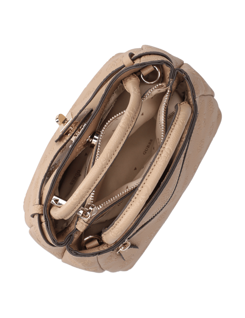 GUESS-ELLA-LOGO-MINI-SATCHEL-čierna