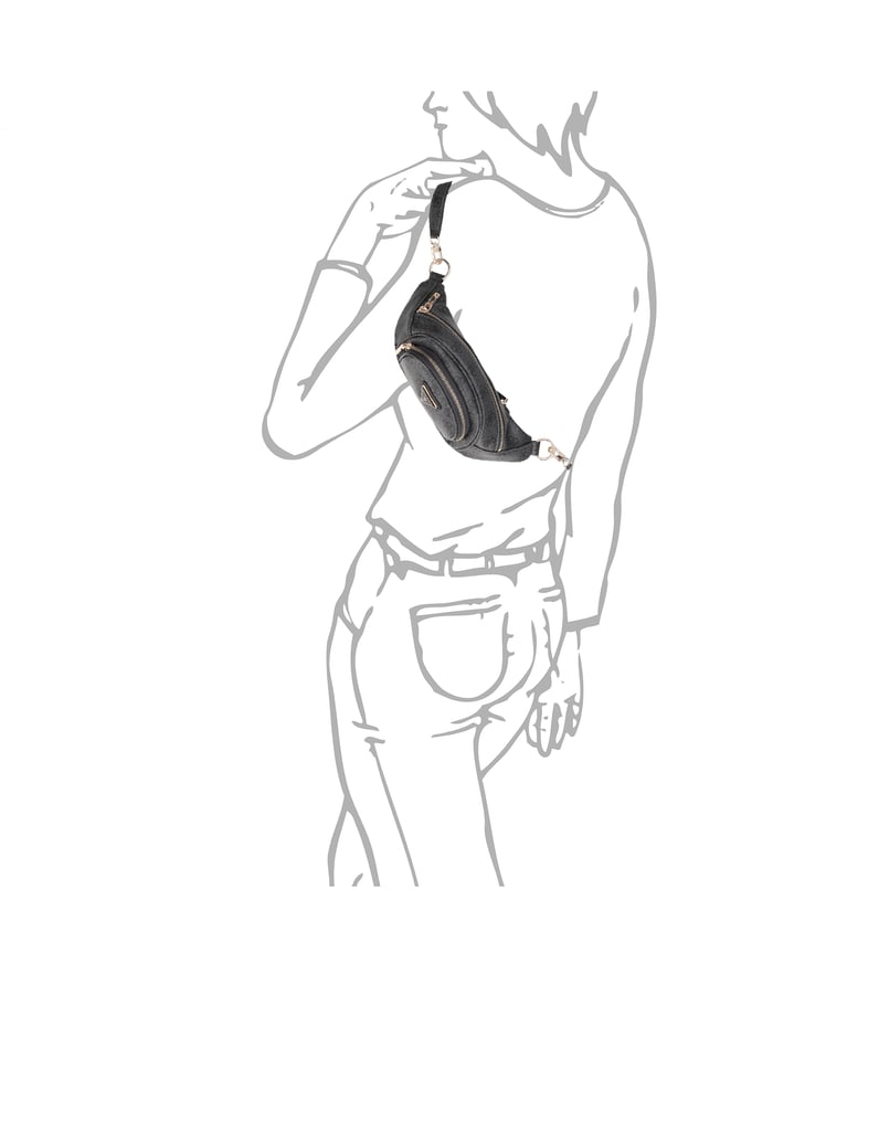GUESS-LATONA-BELT-BAG-čierna