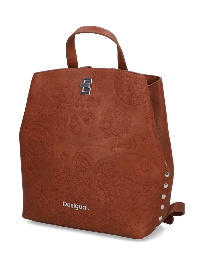 DESIGUAL-Lederimitat-Rucksack