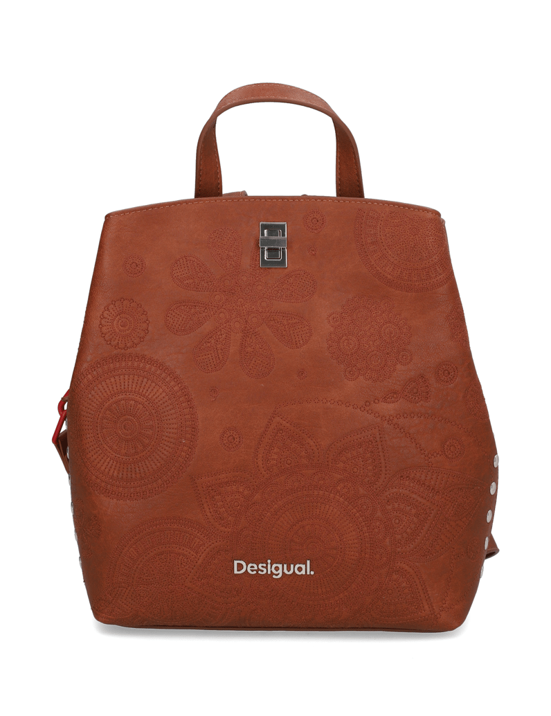 DESIGUAL-Lederimitat-Rucksack