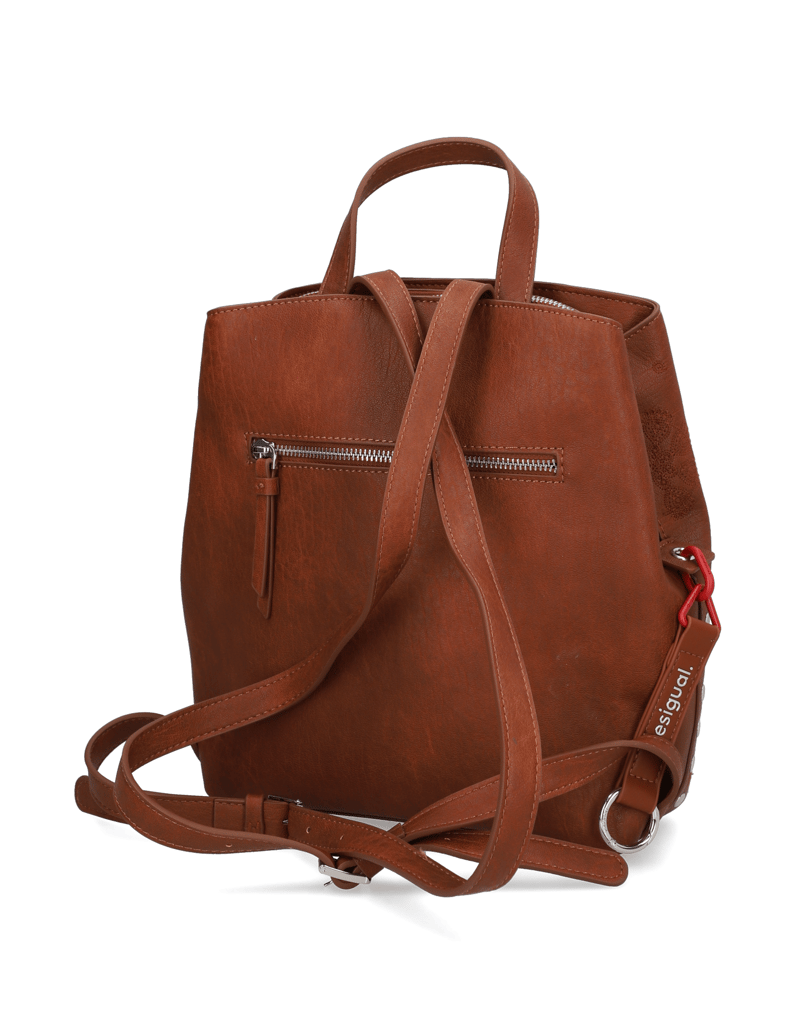 DESIGUAL-Lederimitat-Rucksack