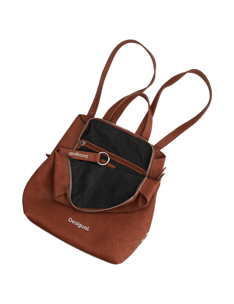 DESIGUAL-Lederimitat-Rucksack
