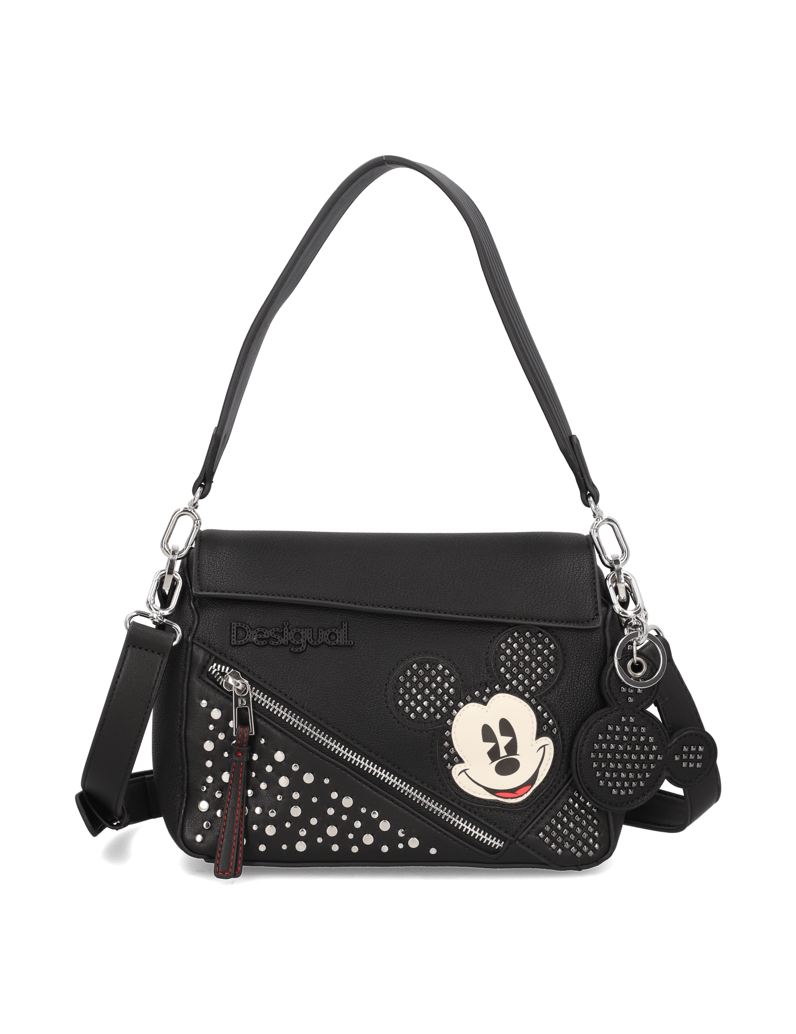 DESIGUAL-Lederimitat-Mini-Bag-schwarz