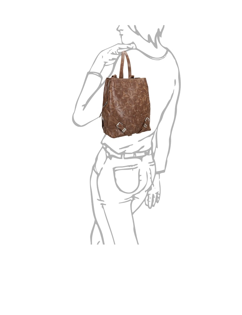 DESIGUAL-Rucksack-braun