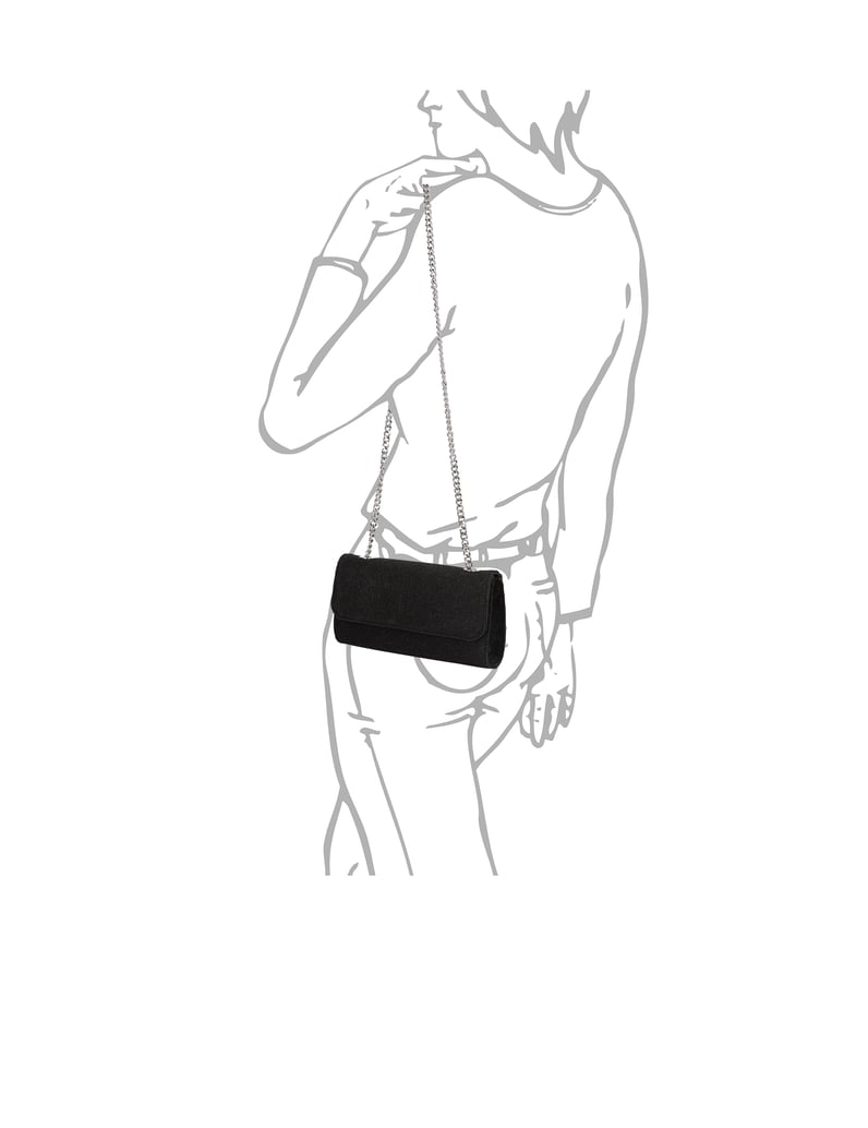 Kate-Gray-tekstil-clutch-torbica-srebrna