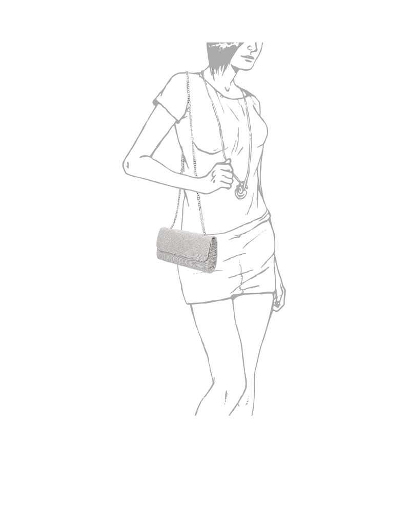 Kate-Gray-clutch-torbica-srebrna