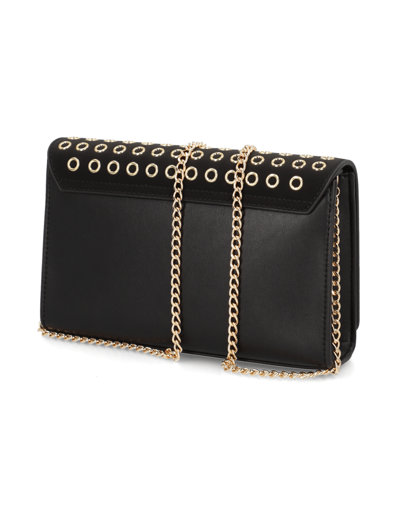 LOVE-MOSCHINO-Lederimitat-Clutch-schwarz