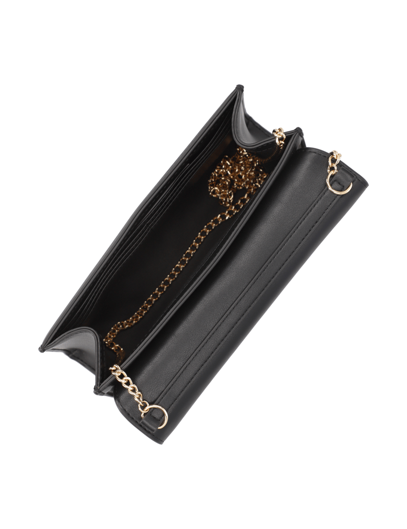 LOVE-MOSCHINO-Lederimitat-Clutch-schwarz