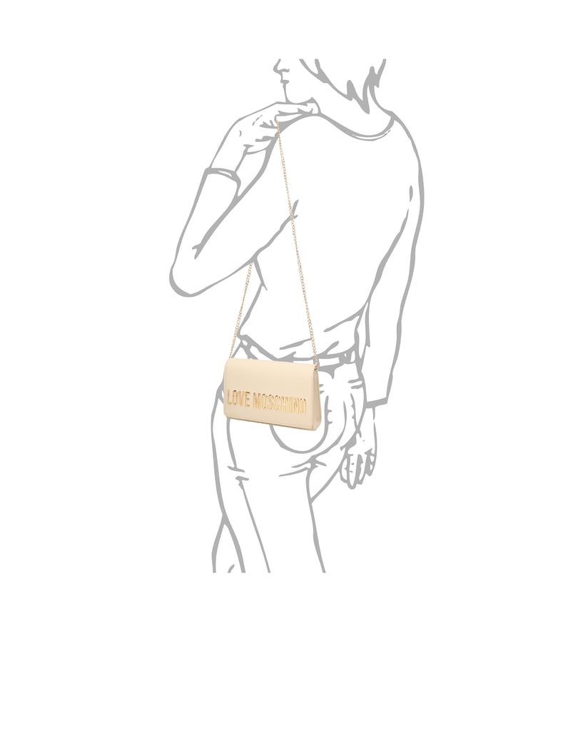 LOVE-MOSCHINO-Lederimitat-Clutch