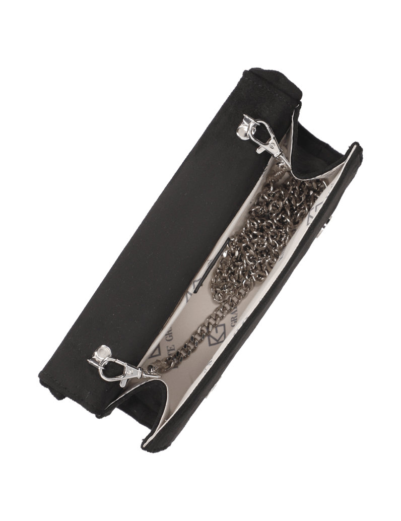 Kate-Gray-clutch-torbica-črna