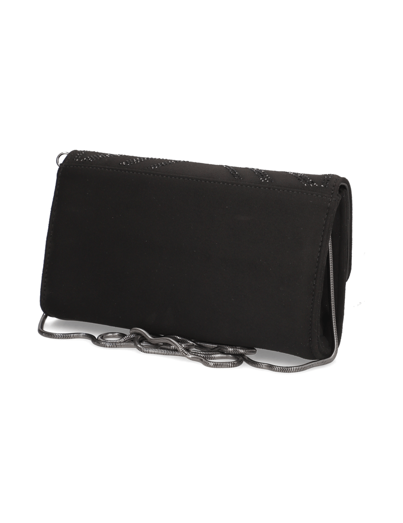 Silvia-Schneider-clutch-torbica-črna