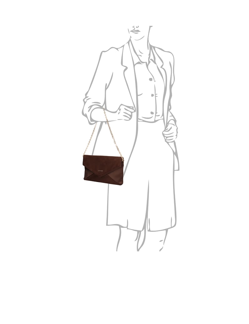 Kate-Gray-clutch-torbica-rjava