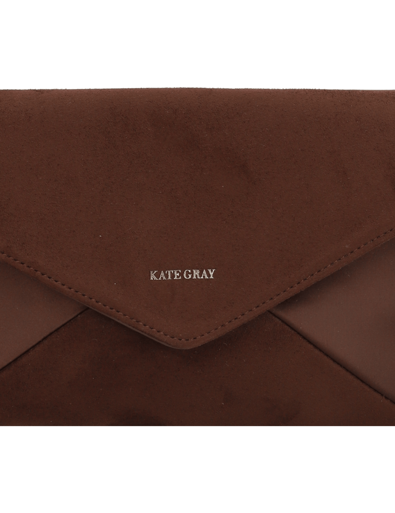 Kate-Gray-clutch-torbica-rjava
