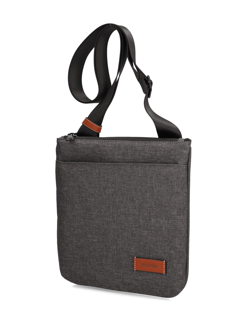PICARD-polyester-taška-přes-rameno-šedá