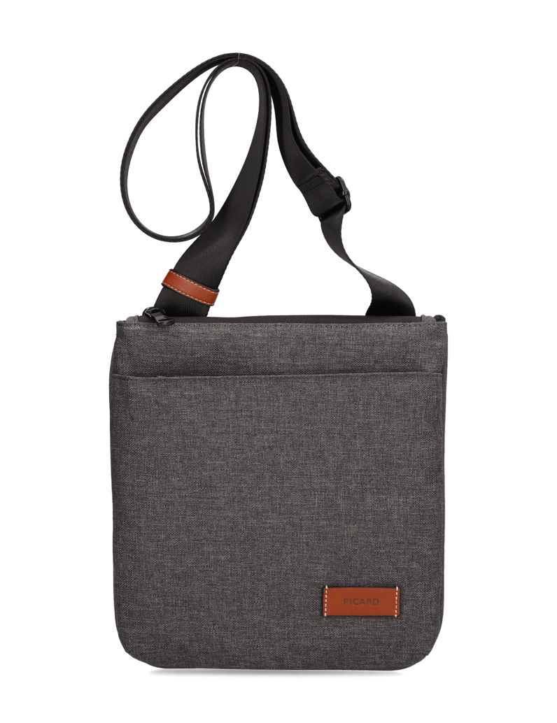 PICARD-polyester-taška-přes-rameno-šedá