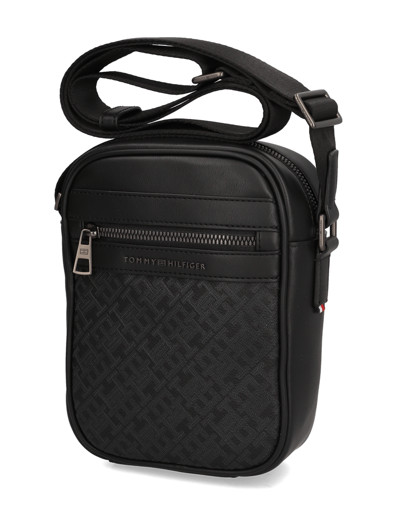 Tommy-Hilfiger-TH-MONOGRAM-MINI-REPORTER-černá