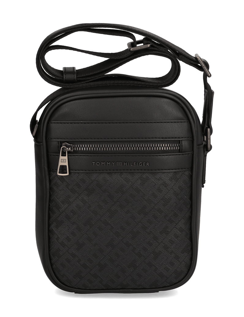 Tommy-Hilfiger-TH-MONOGRAM-MINI-REPORTER-černá