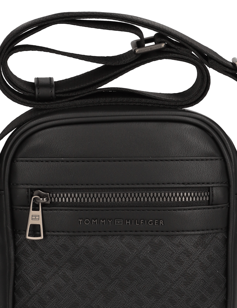 Tommy-Hilfiger-TH-MONOGRAM-MINI-REPORTER-černá