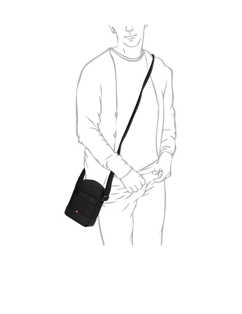 Tommy-Hilfiger-taška-cez-rameno-čierna