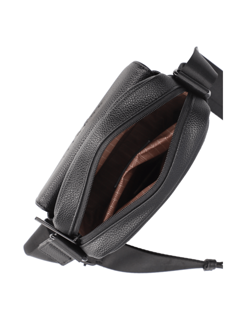 BUGATTI-RICO-Schultertasche-čierna