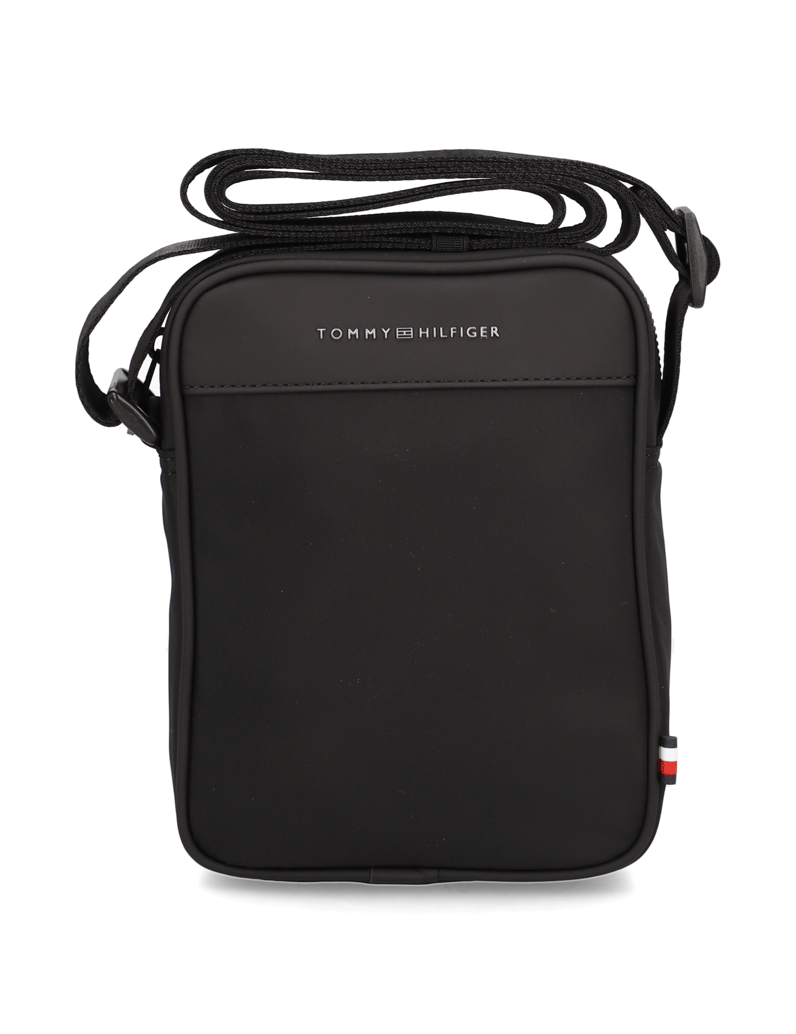 Tommy-Hilfiger-TH-REPREVE-MINI-REPORTER-črna