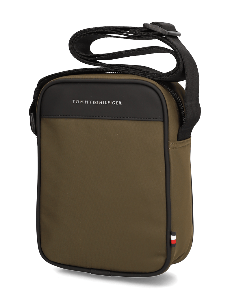 Tommy-Hilfiger-TH-REPREVE-MINI-REPORTER-črna