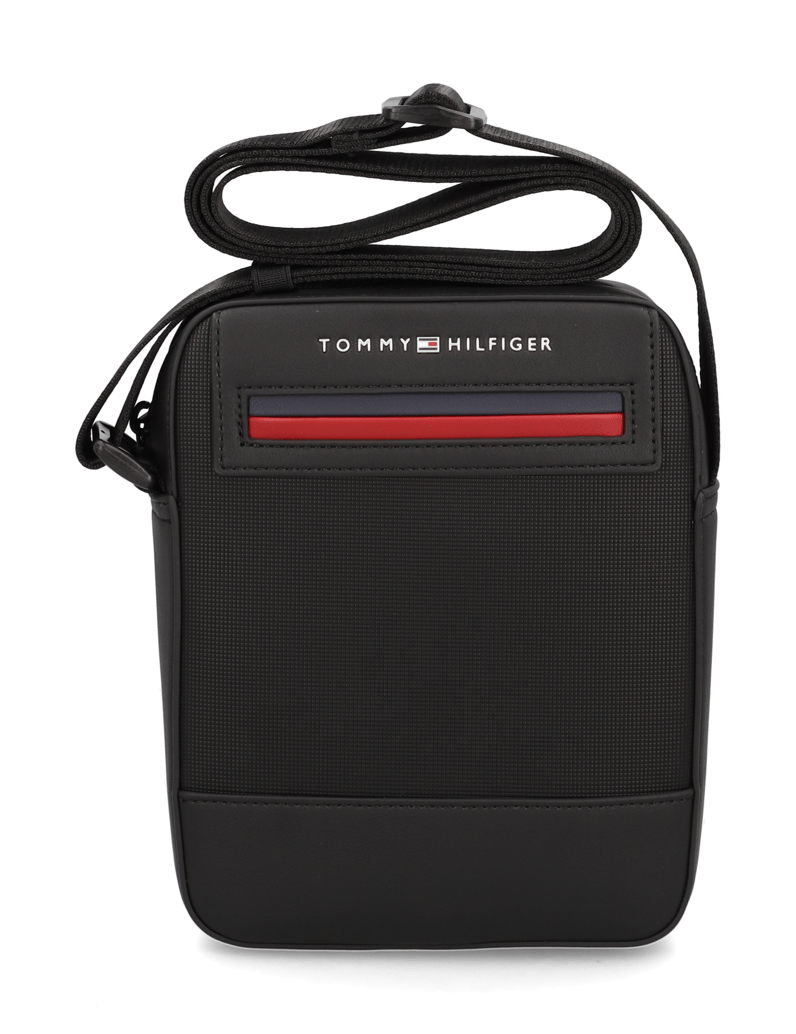 Tommy-Hilfiger-TH-FOUNDAITON-MINI-REPORTER-črna