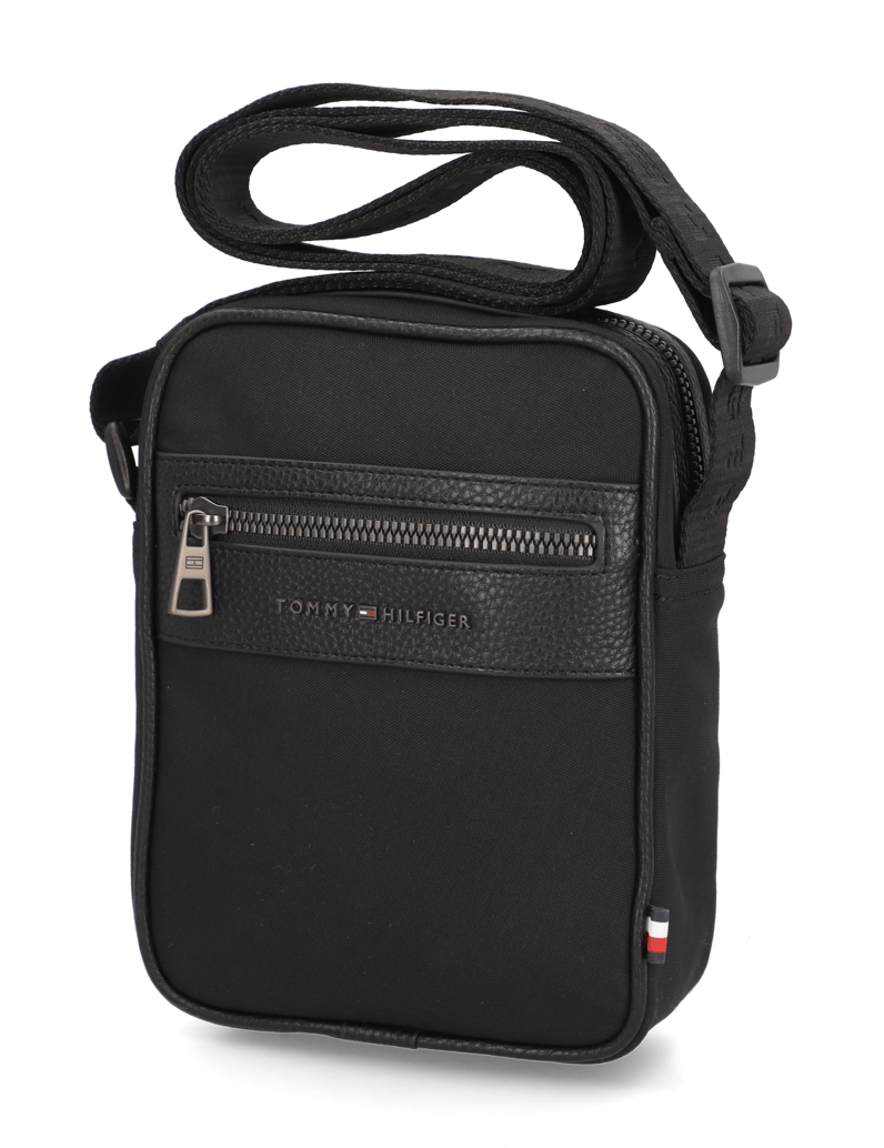 Tommy-Hilfiger-TH-REPREVE-MINI-REPORTER-črna