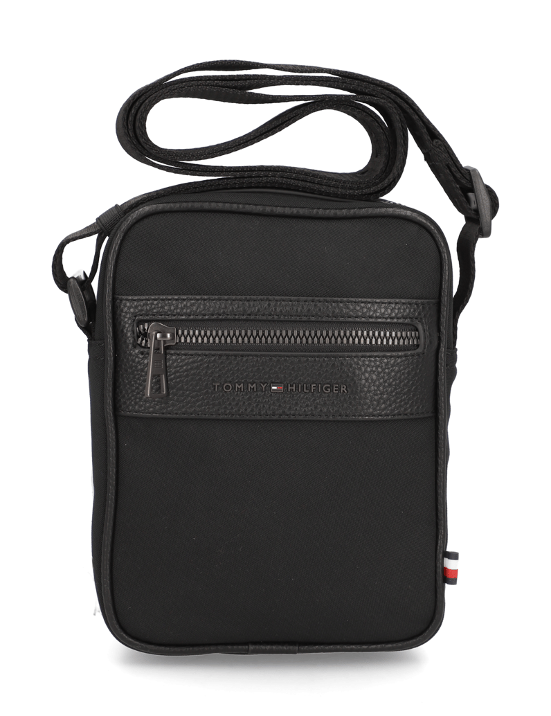 Tommy-Hilfiger-TH-REPREVE-MINI-REPORTER-črna