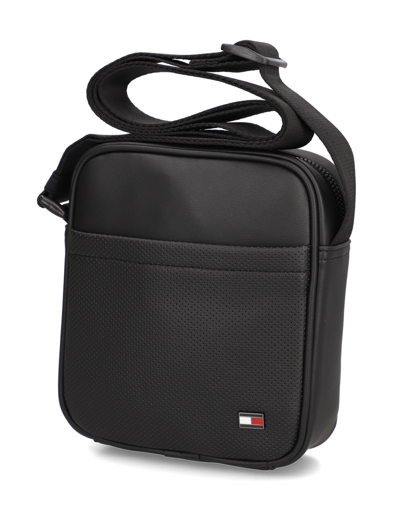 Tommy-Hilfiger-TH-FOUNDATION-MINIREPORTER-črna