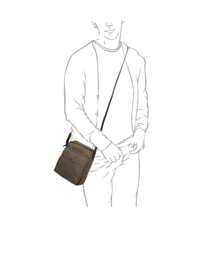 BUGATTI-LEGERE-Crossbody-Bag-zelena