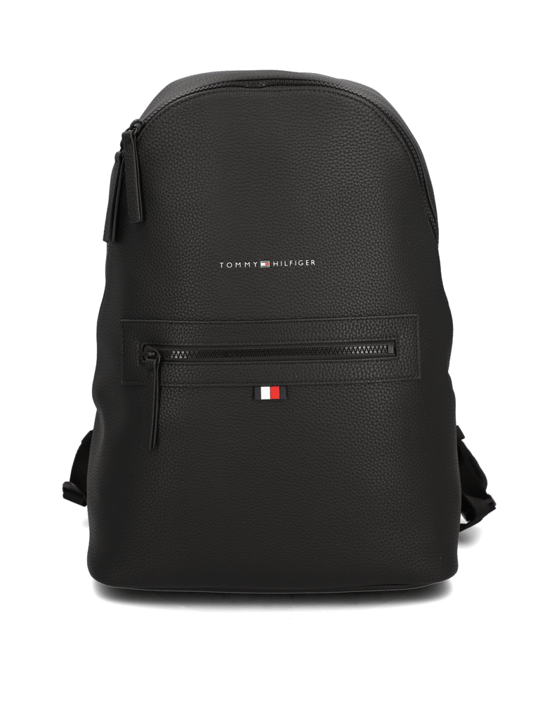 Tommy-Hilfiger-ESSENTIAL-PU-BACKPACK-černá
