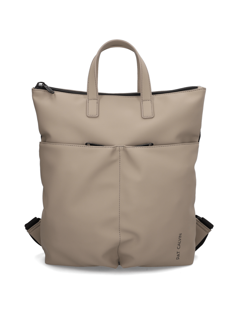 Pat-Calvin-Imitácia-kože-batoh-olivová