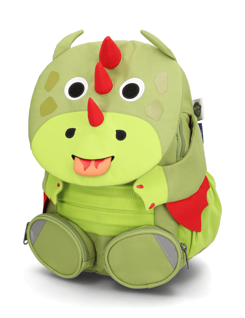 Affenzahn-GROßER-FREUND-DRACHE-grün