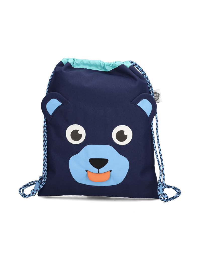 Affenzahn-TURNBEUTEL-Bär-blau