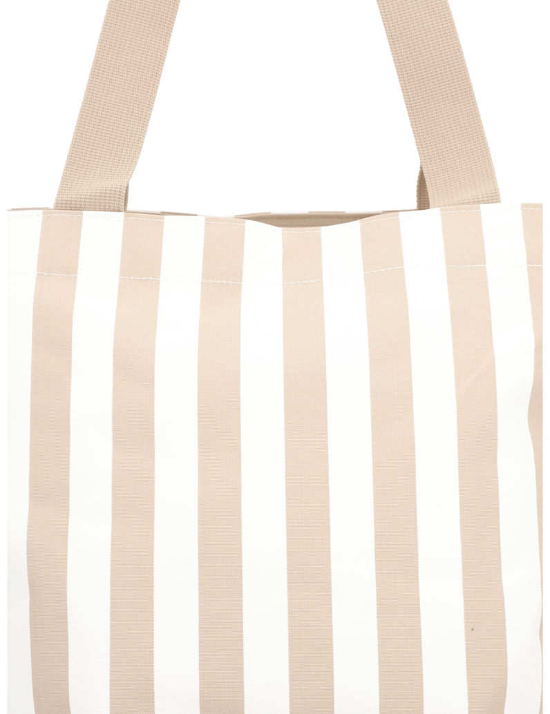 REISENTHEL-shopper-M-summerstripes-coffee-hnedá