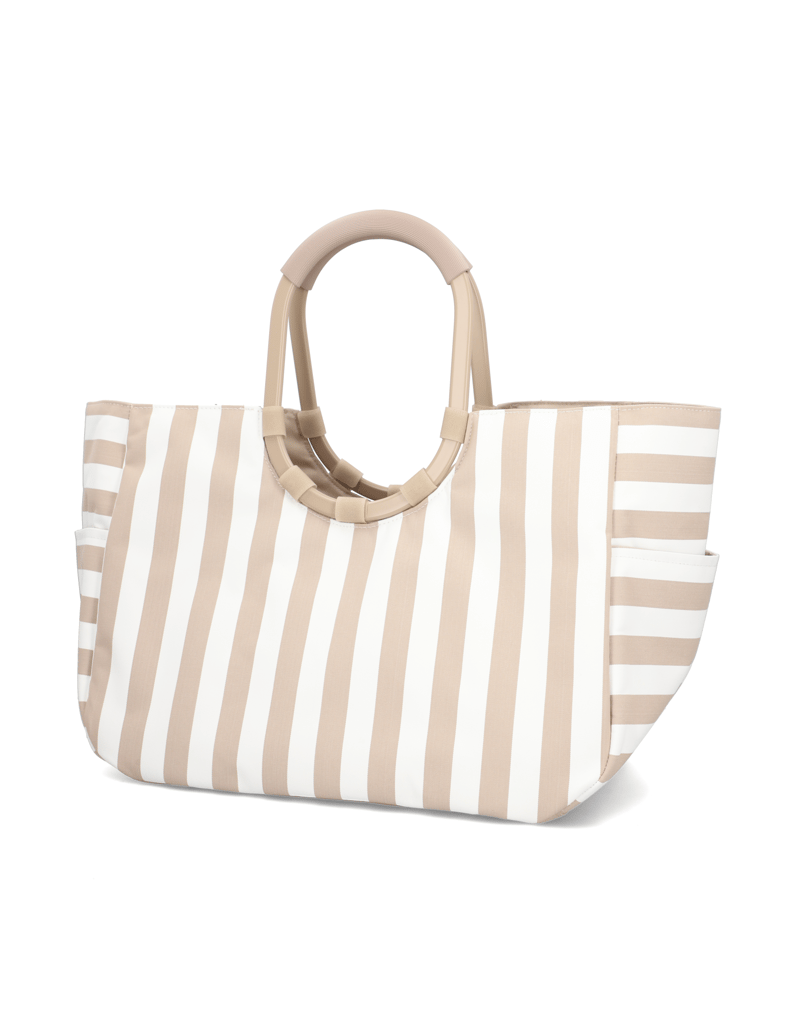 REISENTHEL-loopshopper-L-summerstripes-coffee-rjava