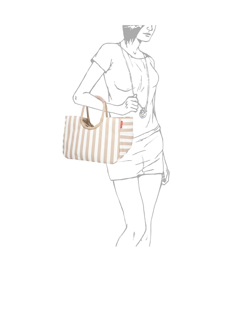 REISENTHEL-loopshopper-L-summerstripes-coffee-rjava