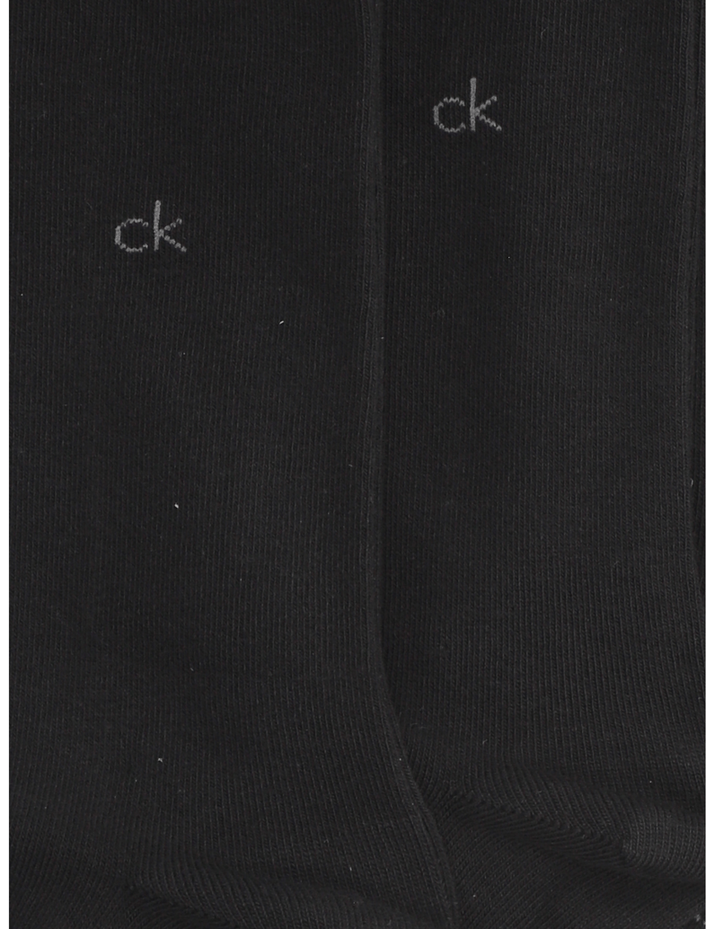 Calvin-Klein-CK-WOMEN-SOCK-3P-ROLLTOP-schwarz