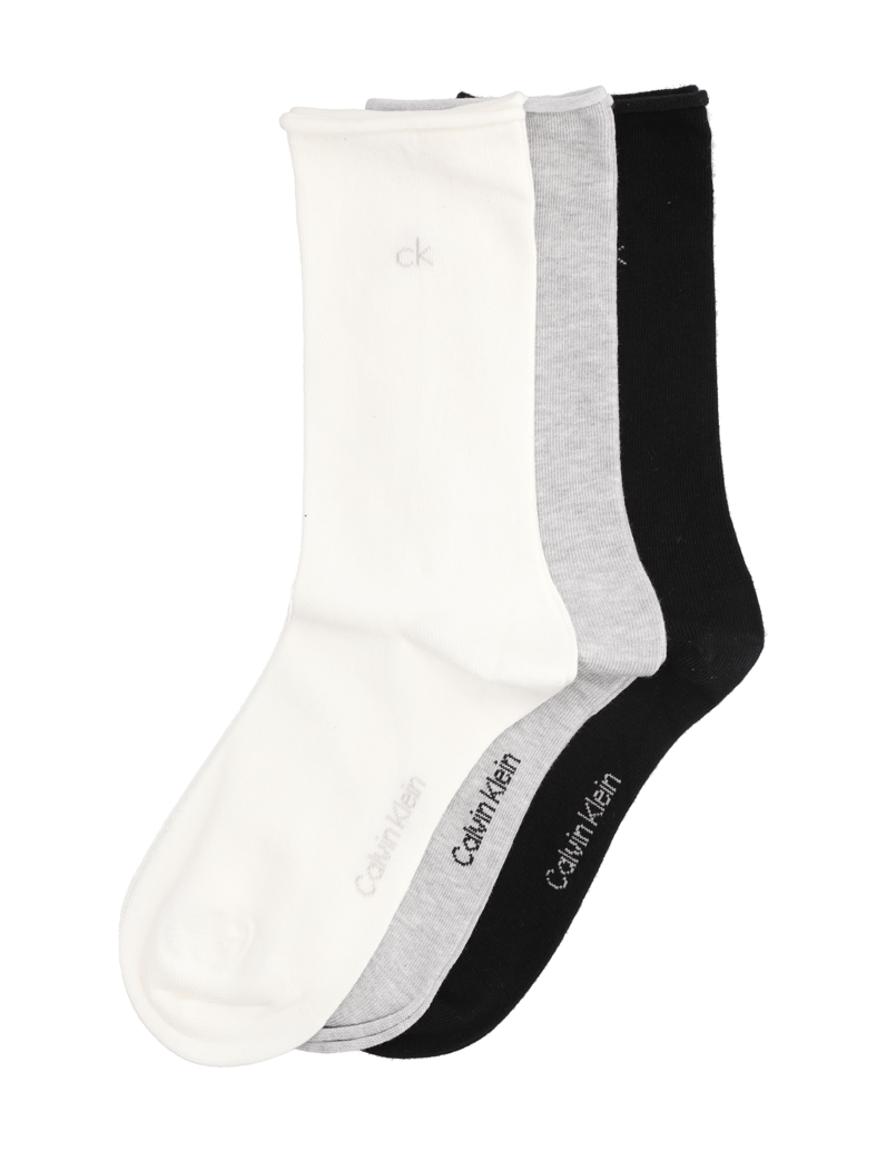 Calvin-Klein-CK-WOMEN-SOCK-3P-ROLLTOP-schwarz