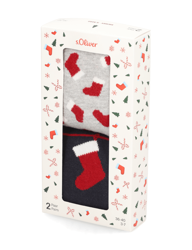 S.Oliver-XMAS-SOCK-IN-BOX-šedá