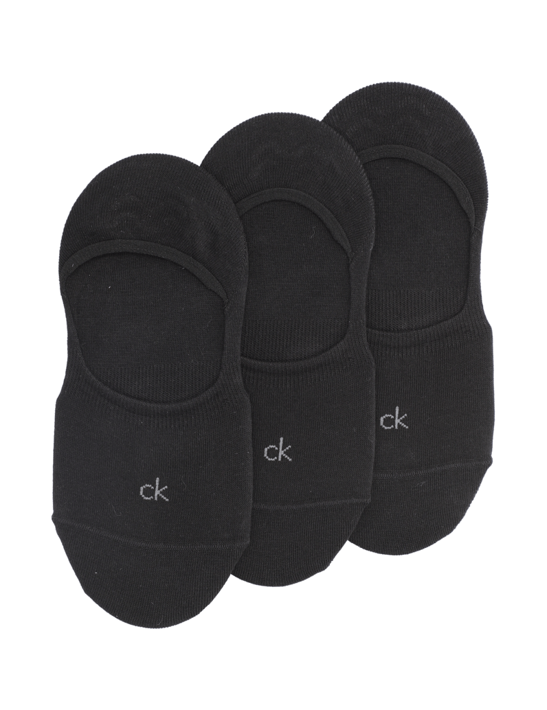 Calvin-Klein-CK-WOMEN-FOOTIE-MC-3P-črna