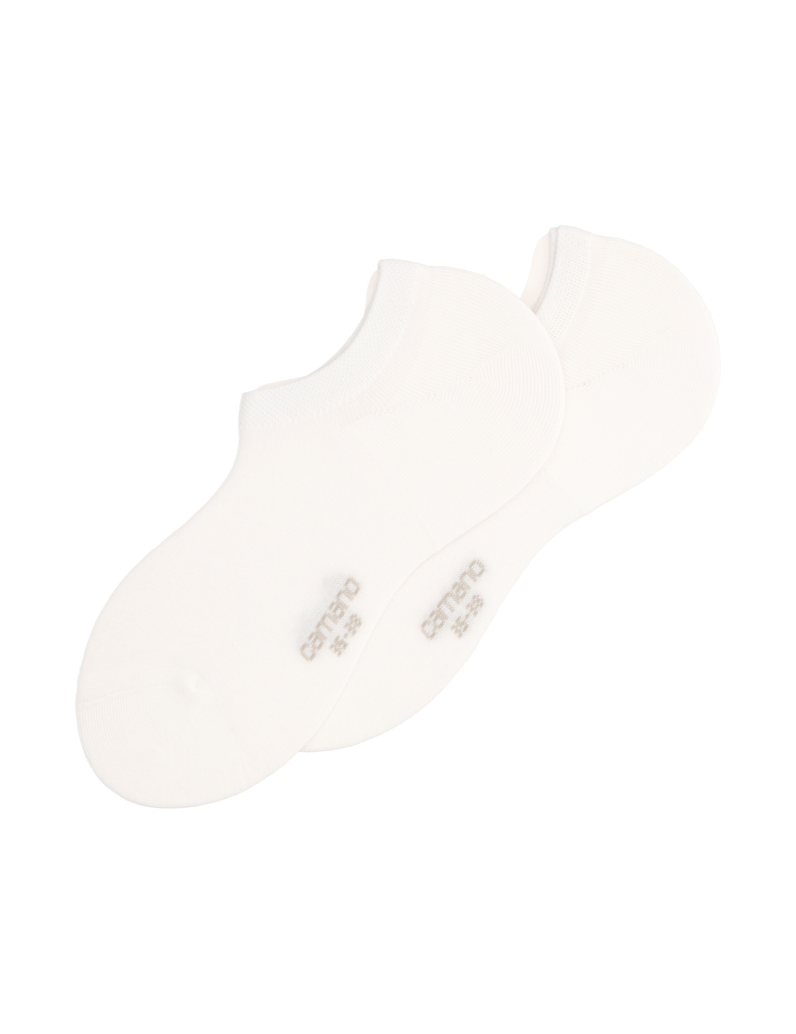 Camano-COTTON-FINE-INVISIBLE-SNEAKER-2P-bílá