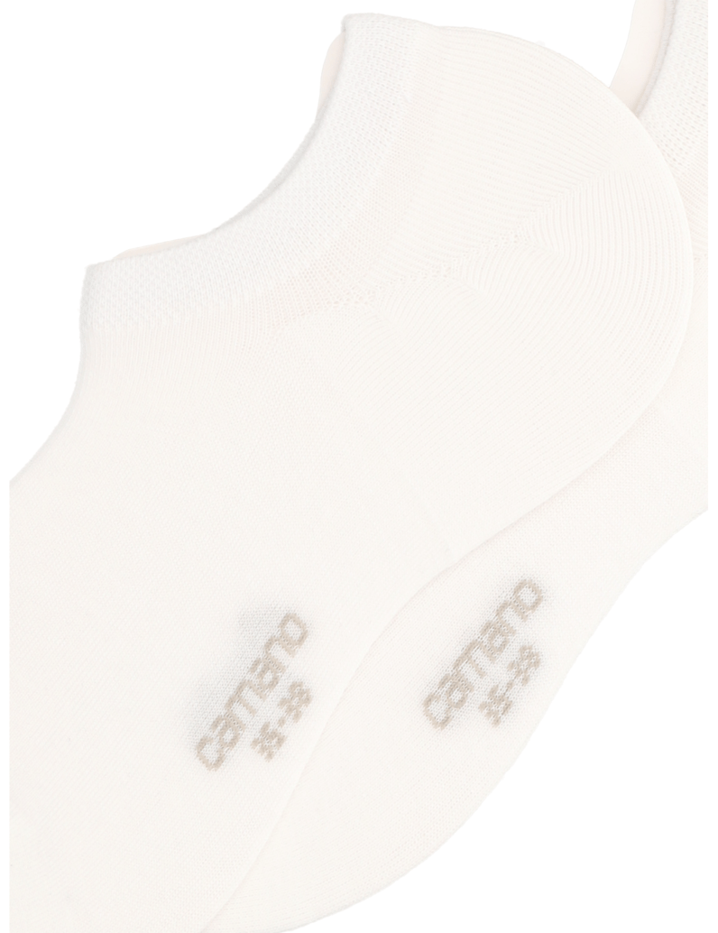 Camano-COTTON-FINE-INVISIBLE-SNEAKER-2P-bílá