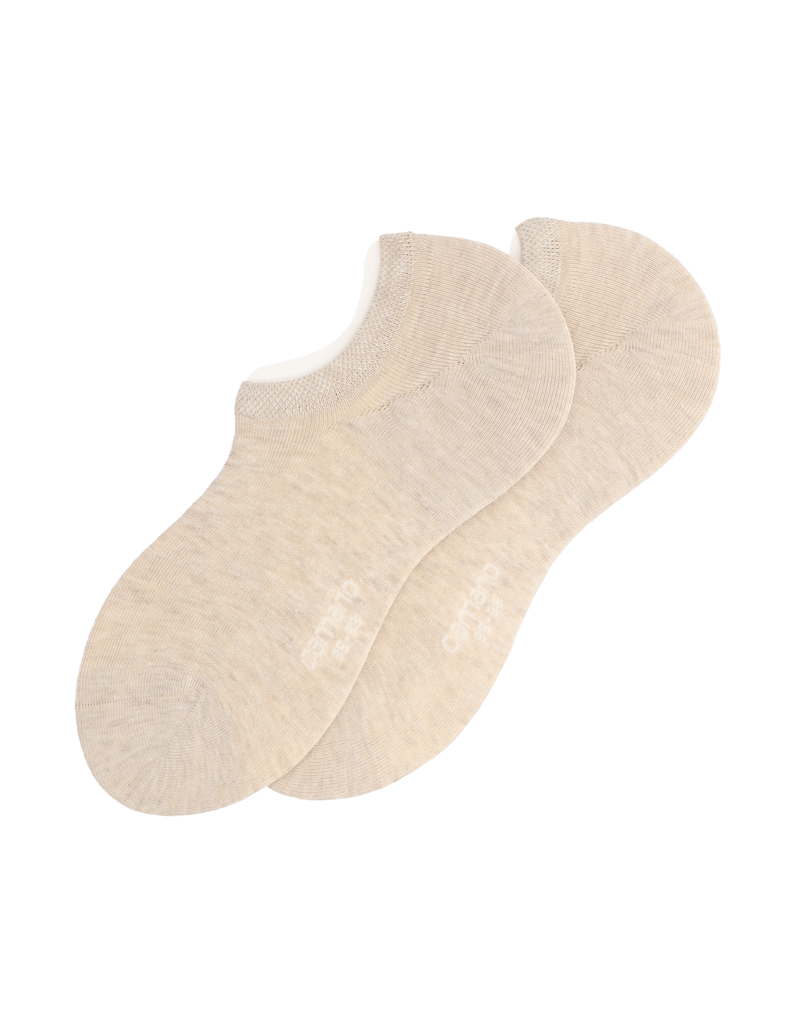 Camano-COTTON-FINE-INVISIBLE-SNEAKER-2P-bílá