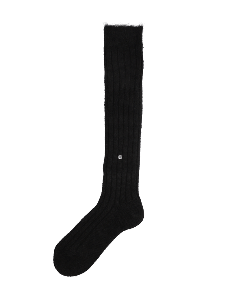 Burlington-SOFT-RIB-KNIESTRÜMPFE-černá