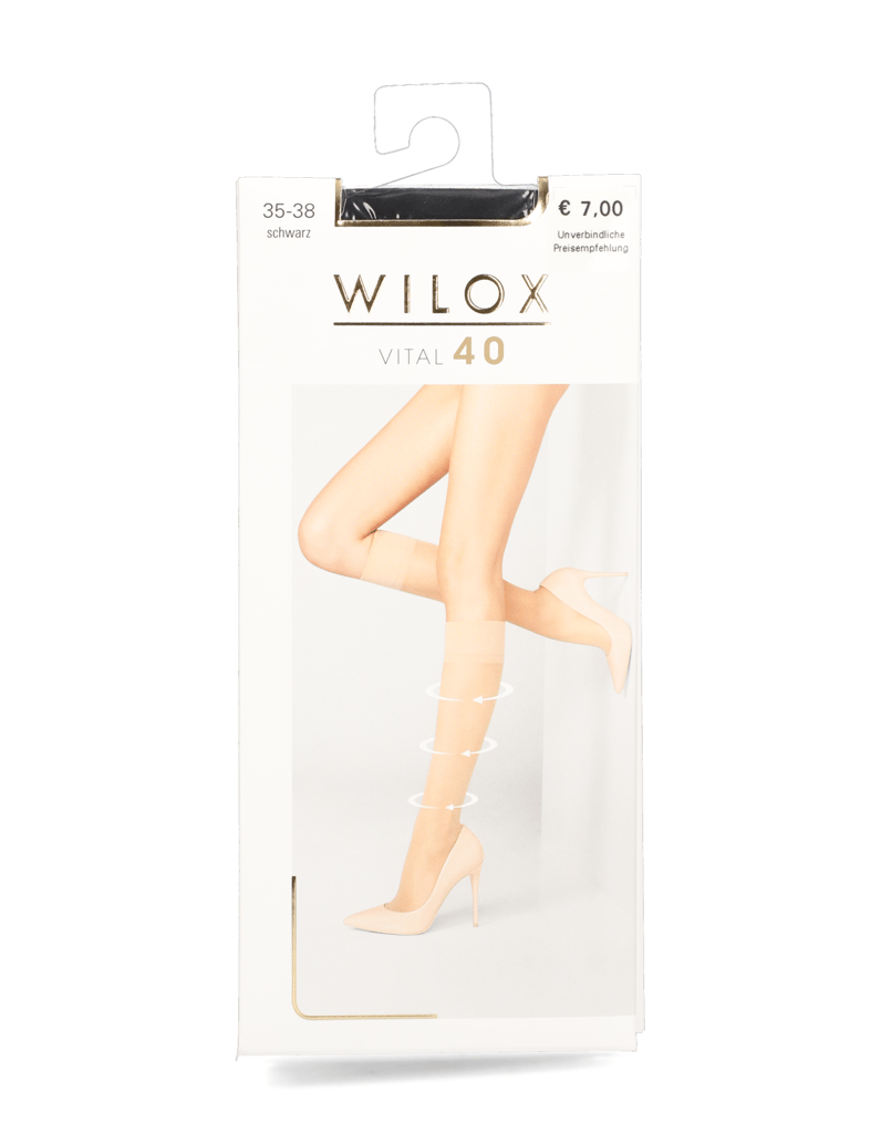 Wilox-polyamid-podkolenky-černá