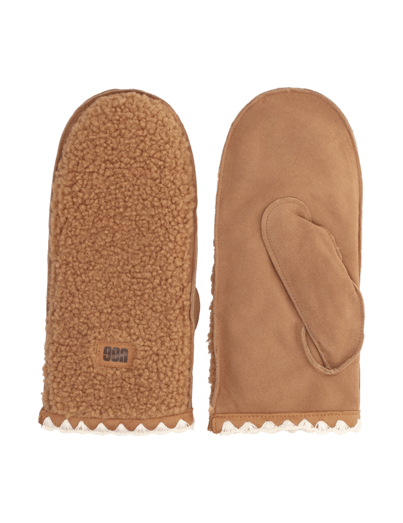 UGG-UGGFLUFF-SCALLOPED-MITTEN-čierna