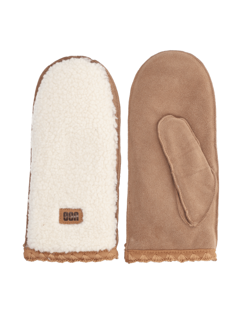 UGG-UGGFLUFF-SCALLOPED-MITTEN-čierna